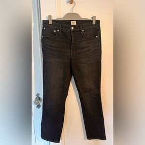 J.Crew Denim Vintage Straight Jeans – Black | Size 30